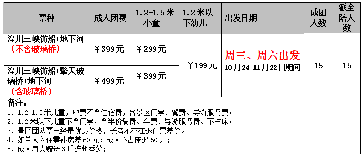 银杏之约：神秘瑰丽连州地下河、擎天玻璃桥、湟川三峡游船、篝火晚会纯玩二天(图2)